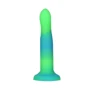 Фалоімітатор, що світиться в темряві ADDICTION - Rave - 8" Glow in the Dark Dildo - Blue Green фото 7