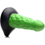 Фантазийный фаллоимитатор рептилии Creature Cocks Radioactive Reptile Silicone Dildo: Мошонка Нет