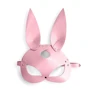 Кожаная маска Зайки Art of Sex - Bunny mask, розовый