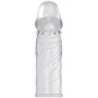 Насадка на член LYBAILE Super Silikon Penis Sleeve Clear, 14 см: Для кого Для чоловіків