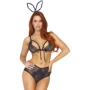 Комплект Leg Avenue Roleplay Bedroom Bunny OS Black фото 10