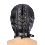 Шолом БДСМ з кляпом Fetish Tentation BDSM hood in leatherette with removable gag: Виробник Fetish Tentation