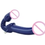 Revolver II Vibrating Strapless Strap On Dildo - страпон, 25.5x3 см: Для кого для пари