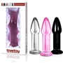 Анальний затор LoveToy Glass Romance Dildo GS12 Pink: Для кого унісекс