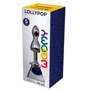 Анальний затор Wooomy Lollypop Double Ball Metal Plug Blue S: Наявність вібрації  Нет