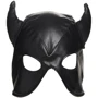 Маска Master Series Dungeon Demon Bondage Mask with Horns - Black