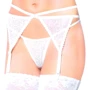 Пояс для панчіх SoftLine Garterbelt 3318, S/M (white)