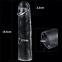 Насадка на пенис Flawless Clear Penis Sleeve Add 1'' фото 8