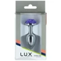 Анальний затор Lux Active Rose Anal Plug Purple: Матеріал Медицинский металл