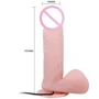 Реалістичний вібратор LYBAILE Oliver 9,5" Vibrating Dildo Flesh: Тип і форма Реалистичные, В виде члена