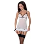 Эротический комплект Passion ORIHIME CHEMISE white S/M