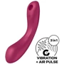 Вакуумный стимулятор с вибрацией Satisfyer Curvy Trinity 1 Red