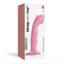 Насадка для страпону з подвійною точковою пульсацією Strap-On-Me Tapping Dildo Wave - Coral Рink фото 3