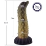 Фалоімітатор-насадка Hismith 8.5" Squama Beast Silicone Dildo Monster Series: Тип Нереалистичные