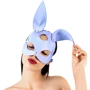 Кожаная маска Зайки Art of Sex - Bunny mask, лавандовый: Цвет фиолетовый