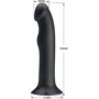 Вибратор Pretty Love Murray Vibrator Black: Тип и форма Вибромассажер