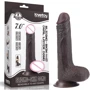 Фалоімітатор LoveToy Sliding-Skin Dual Layer Dong 7" Black: Тип Реалистичные