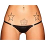 Трусики Noir Handmade P005 Panties (open on side) Вlack, XL: Декор Без декора