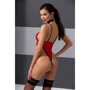 Розкішне боді Passion AKITA BODY red XXL / XXXL: Для кого Для повних