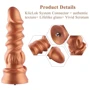 Фалоімітатор-насадка Hismith Spiral Grain Silicone Dildo Monster Series: Призначення Вагинальные