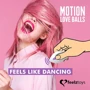 Вагінальні кульки з масажем і вібрацією FeelzToys Motion Love Balls Twisty з пультом ДУ: Наявність вібрації  є