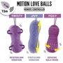 Вагінальні кульки з перловим масажем FeelzToys Motion Love Balls Foxy фото 7