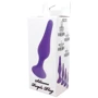 Анальная пробка Boss Series Silicone Purple Plug Large: Наличие вибрации Нет