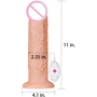 Реалистичный вибратор LoveToy Realistic Long Vibrating Dildo Flesh 11'': Тип управления Проводной пульт