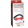 Кляп CHISA Doggle Bone Bit Gag, Red: Виробник CHISA