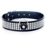 Нашийник із кристалами Fetish Boss Series - Collar with crystals Silver (BS3300101)