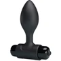 Анальная пробка LYBAILE Pretty Love Vibra Butt Plug Black: Материал Силикон