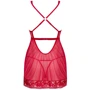 Прозора сорочка бебі-дол Obsessive Lacelove babydoll & thong XS/S Red: Застосування На тело