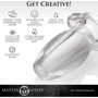 Анальна пробка-тунель Master Series Clear Hollow Anal Plug (прозорий): Наявність вібрації  Нет