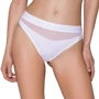 Трусики з прозорою вставкою Passion PS006 PANTIES white, size M