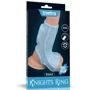 Насадка на член LoveToy Knights Ring Vibrating Ridge With Scrotum Sleeve Blue: Для кого Для мужчин