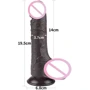 Фаллоимитатор LoveToy Sliding-Skin Dual Layer Dong 7.5" Black: Наличие вибрации Нет