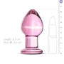 Рожева анальна пробка зі скла Gildo Pink Glass Buttplug No. 27: Тип Анальні пробки