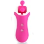 Стимулятор с имитацией оральных ласк FeelzToys - Clitella Oral Clitoral Stimulator Pink: Тип управления Кнопочное