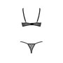 Комплект Passion MARINA SET WITH OPEN BRA black S/M: Вид Комплекты