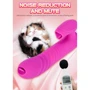 Вібратор BOSS FoxShow Silicone Heating and Thrusting Vibrator Purple: Довжина, см 23.2