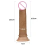 Фаллоимитатор Lovetoy 7" Dual-Layered Liquid Silicone Nature Cock, Brown: Тип Реалистичные