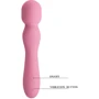 Универсальный массажер Pretty Love Gladys Massager Pink: Диаметр, см 3.5