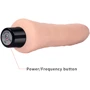 Реалістичний вібратор LoveToy Real Softee Vibrator Flesh 9": Тип і форма У вигляді члена