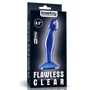 Анальная пробка LoveToy Flawless Clear Anal Plug 6.5" Blue: Наличие вибрации Нет