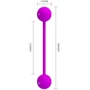 Вагинальные шарики Pretty Love Kegel Ball III, BI-014796: Количество шариков 2