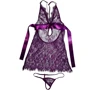 Пеньюар NDS 316-3 One Size Рurple (23633): Фактура Сетка, Ажурная