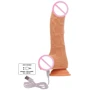 Вибратор с ротацией Toy Joy Get Real Up&Down Rotating Vibr Dildo (телесный): Тип и форма В виде члена