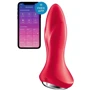 Анальна смарт вібропробка із перловим масажем Satisfyer Rotator Plug 1+ Red