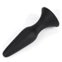 Анальний затор LoveToy Lure Me Butt Plug Slim S Black: Наявність вібрації  Нет