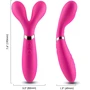 Вибратор BOSS Dual-head Massager Pink: Длина, см 19.3